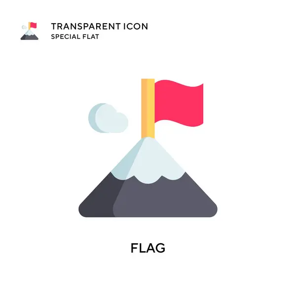 Εικόνα Διανύσματος Σημαίας Επίπεδη Απεικόνιση Στυλ Διανυσματικό Eps — Διανυσματικό Αρχείο