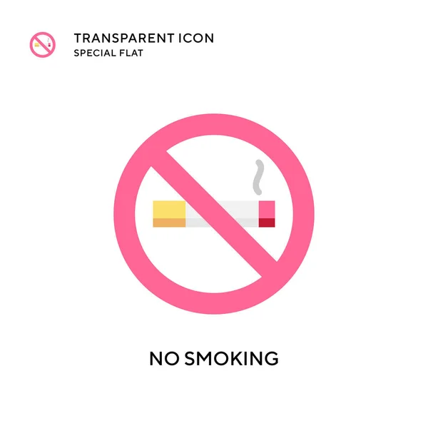 Smoking Vector Icon Flat Style Illustration Eps Vector — Stock Vector