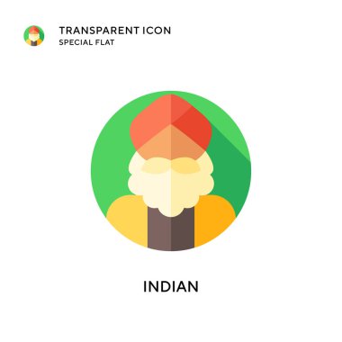 Hint vektör simgesi. Düz çizim. EPS 10 vektörü.