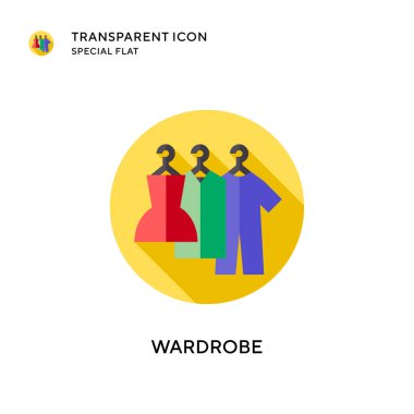 Kostüm vektör simgesi. Düz çizim. EPS 10 vektörü.