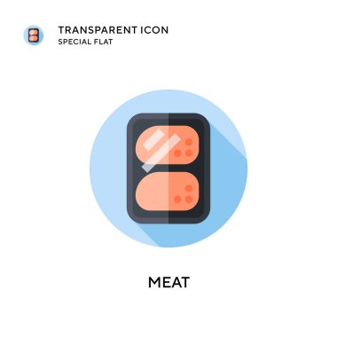 Et vektör simgesi. Düz çizim. EPS 10 vektörü.