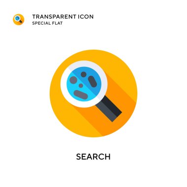 Arama vektör simgesi. Düz çizim. EPS 10 vektörü.