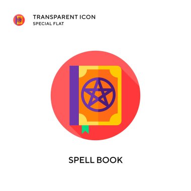 İmla kitabı vektör simgesi. Düz çizim. EPS 10 vektörü.