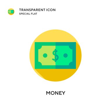 Para vektör simgesi. Düz çizim. EPS 10 vektörü.