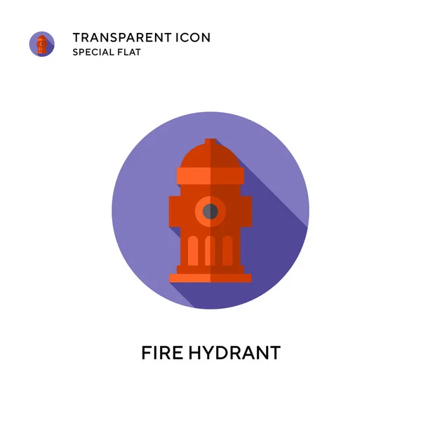 Feuerhydranten Vektor Symbol Flache Illustration Eps Vektor — Stockvektor