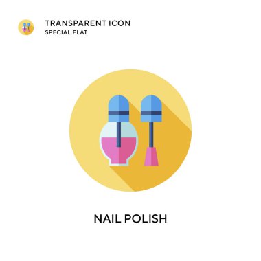 Oje vektör ikonu. Düz çizim. EPS 10 vektörü.