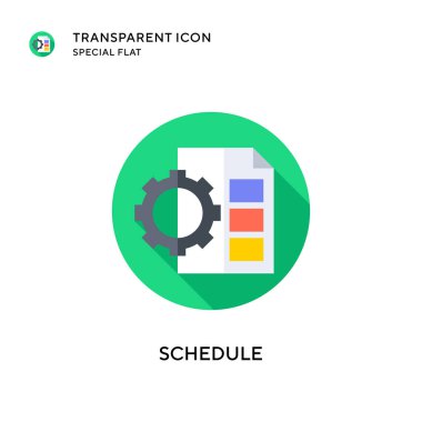 Vektör simgesini ayarla. Düz çizim. EPS 10 vektörü.