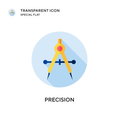 Hassas vektör simgesi. Düz çizim. EPS 10 vektörü.