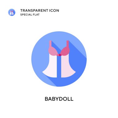 Bebek bebek vektör simgesi. Düz çizim. EPS 10 vektörü.