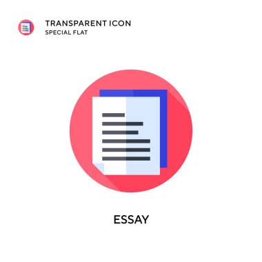 Kompozisyon vektör simgesi. Düz çizim. EPS 10 vektörü.