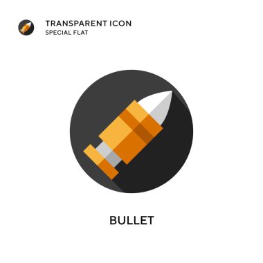 Kurşun vektör ikonu. Düz çizim. EPS 10 vektörü.