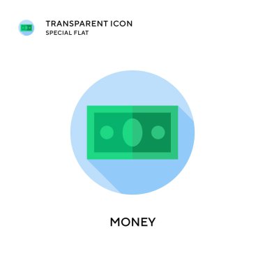 Para vektör simgesi. Düz çizim. EPS 10 vektörü.