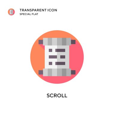 Vektör simgesini kaydır. Düz çizim. EPS 10 vektörü.