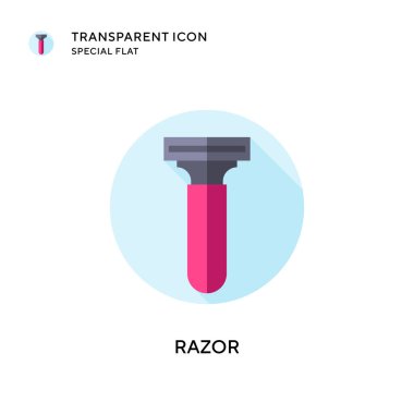 Ustura vektör simgesi. Düz çizim. EPS 10 vektörü.