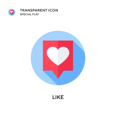 Vektör simgesi gibi. Düz çizim. EPS 10 vektörü.