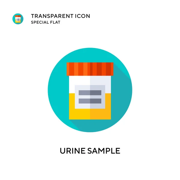 Urine sample vector icon. Flat style illustration. EPS 10 vector. — Stock Illustration Urine Sample Vector Icon Flat Style Illustration Eps Vector Royalty Free Stock Vectors