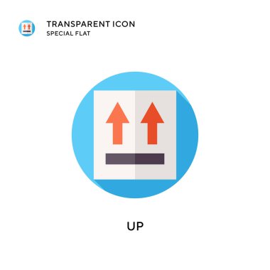 Vektör simgesini kaldır. Düz çizim. EPS 10 vektörü.