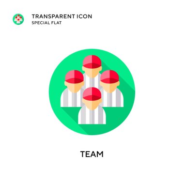 Takım vektör ikonu. Düz çizim. EPS 10 vektörü.