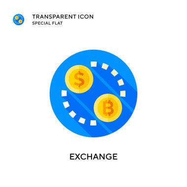 Vektör simgesini değiştir. Düz çizim. EPS 10 vektörü.