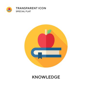 Bilgi vektör simgesi. Düz çizim. EPS 10 vektörü.