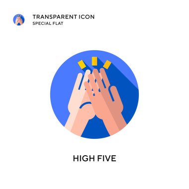 Çak bir vektör simgesi. Düz çizim. EPS 10 vektörü.