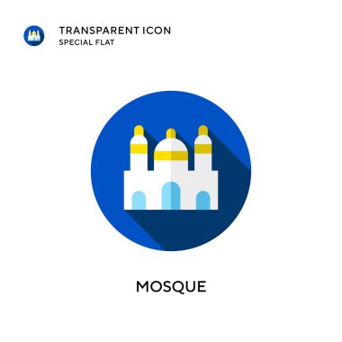 Cami vektör simgesi. Düz çizim. EPS 10 vektörü.