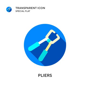 Kerpeten vektör simgesi. Düz çizim. EPS 10 vektörü.