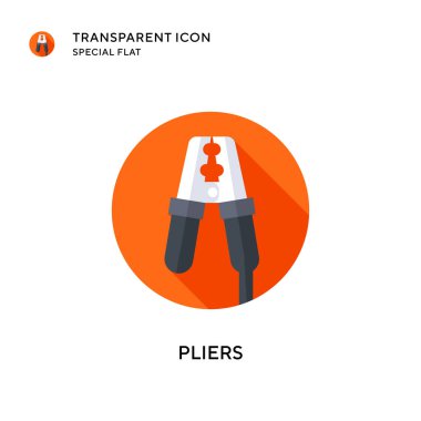 Kerpeten vektör simgesi. Düz çizim. EPS 10 vektörü.