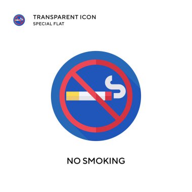 Dumanı tüten vektör simgesi yok. Düz çizim. EPS 10 vektörü.