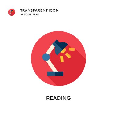 Vektör simgesi okunuyor. Düz çizim. EPS 10 vektörü.