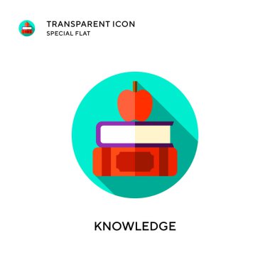 Bilgi vektör simgesi. Düz çizim. EPS 10 vektörü.