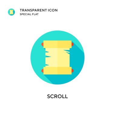 Vektör simgesini kaydır. Düz çizim. EPS 10 vektörü.