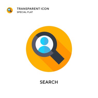 Arama vektör simgesi. Düz çizim. EPS 10 vektörü.