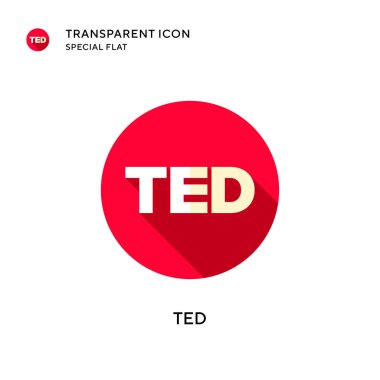 Ted vektör simgesi. Düz çizim. EPS 10 vektörü.