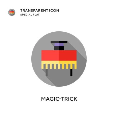 Sihirli numara vektör simgesi. Düz çizim. EPS 10 vektörü.