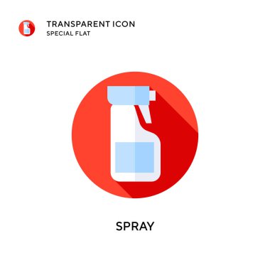 Sprey vektör simgesi. Düz çizim. EPS 10 vektörü.