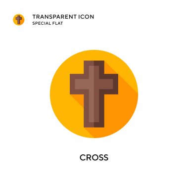 Vektör simgesi çapraz. Düz çizim. EPS 10 vektörü.