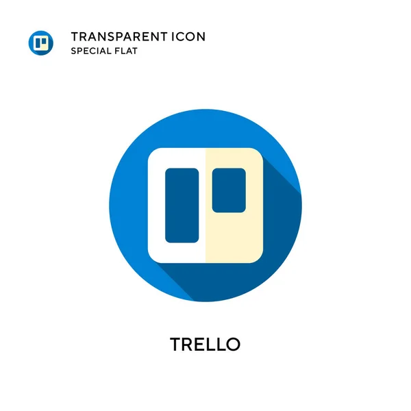 Trello vektör simgesi. Düz çizim. EPS 10 vektörü.