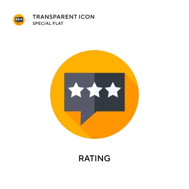 Beğeni vektörü simgesi. Düz çizim. EPS 10 vektörü.