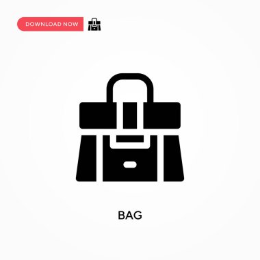 Torba vektör simgesi. - Evet. Web sitesi veya mobil uygulama için modern, basit düz vektör çizimi