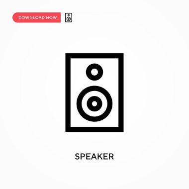 Sözcü vektör simgesi. - Evet. Web sitesi veya mobil uygulama için modern, basit düz vektör çizimi