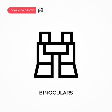 Dürbün vektör simgesi. - Evet. Web sitesi veya mobil uygulama için modern, basit düz vektör çizimi