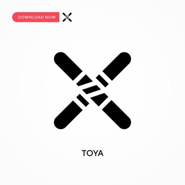 Toya vektör simgesi. - Evet. Web sitesi veya mobil uygulama için modern, basit düz vektör çizimi