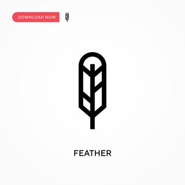 Tüylü vektör simgesi. - Evet. Web sitesi veya mobil uygulama için modern, basit düz vektör çizimi