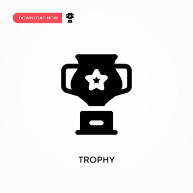 Ödül vektör simgesi. - Evet. Web sitesi veya mobil uygulama için modern, basit düz vektör çizimi