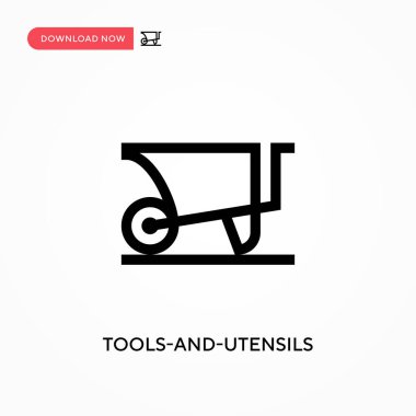 Araç gereç-gereç vektör simgesi. - Evet. Web sitesi veya mobil uygulama için modern, basit düz vektör çizimi