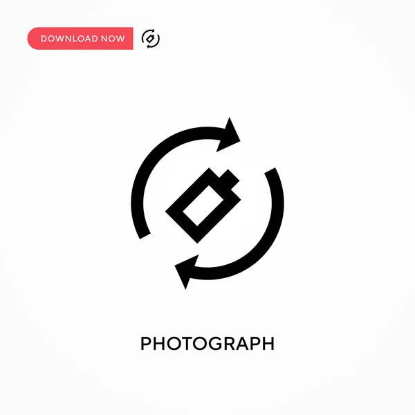 Ícone Vetor Fotografia Ilustração Vetorial Plana Moderna Simples Para Web —  Vetores de Stock