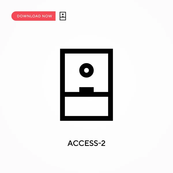 Ícone Vetorial Access Ilustração Vetorial Plana Moderna Simples Para Web — Vetor de Stock