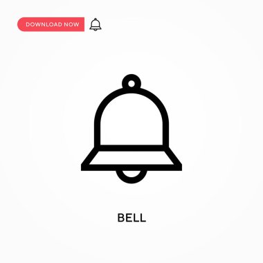 Çan vektör simgesi. - Evet. Web sitesi veya mobil uygulama için modern, basit düz vektör çizimi