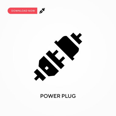 Güç dolgu vektör simgesi. - Evet. Web sitesi veya mobil uygulama için modern, basit düz vektör çizimi